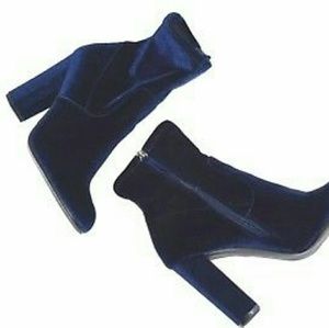 Blue Ankle Booties